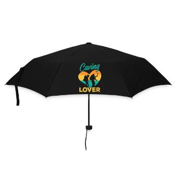 Cave lovers Cave Hiking Caving Cave - Umbrella (small) - black - Front
