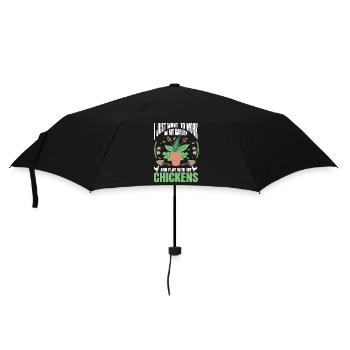 Pflanzen Gartenarbeit Gärtner Landschaftsarchitekt - Regenschirm (klein) - Schwarz - Vorne