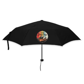 Les légendes sont nées en janvier 1958 - Parapluie standard - noir - Devant
