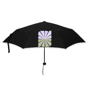 Heart Hearts Félicitations Anniversaire - Parapluie standard - noir - Devant