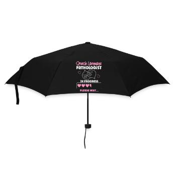 Speech Therapist Therapy Assistant - Umbrella (small) - black - Front