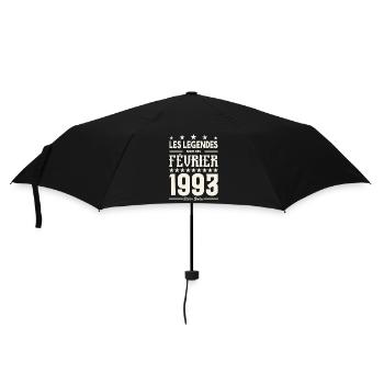 cadeau d'anniversaire Février 1993. février 1993. - Parapluie standard - noir - Devant