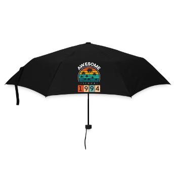 1994 Geboren Geburtstag Geburtsjahr Vintage - Regenschirm (klein) - Schwarz - Vorne