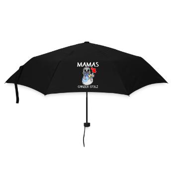 Baby Geburt Schwanger - Baby Body Spruch - Regenschirm (klein) - Schwarz - Vorne