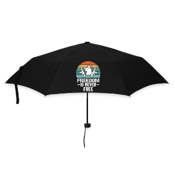 FREEDOM IS NEVER FREE SUNSET GUN - Umbrella (small) - black - Front