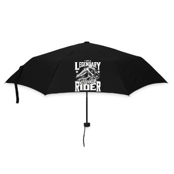 Legendary Rider Horse Pony Equestrian Sport - Umbrella (small) - black - Front