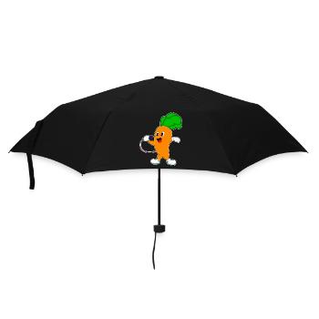 Chant Carrot Singer Microphone - Parapluie standard - noir - Devant