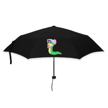 Schlange Baby Schnuller - Regenschirm (klein) - Schwarz - Vorne