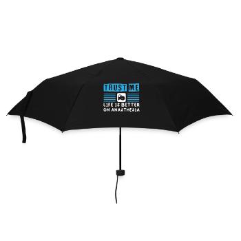 Anesthesiologist, Anesthesiology - Umbrella (small) - black - Front