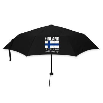 Finlande disant - Parapluie standard - noir - Devant