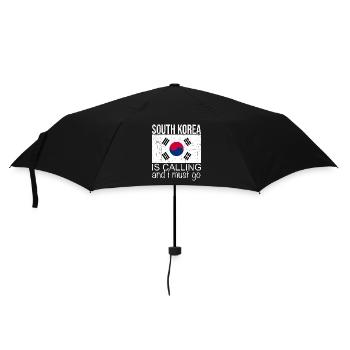 Citation Corée du Sud - Parapluie standard - noir - Devant