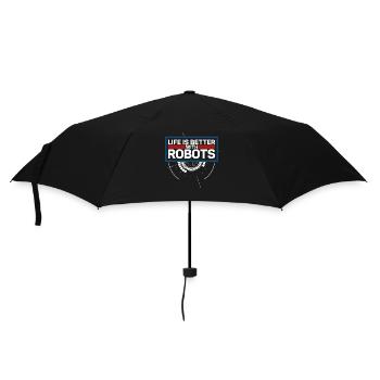Ingénieur en robotique robotique La vie est - Parapluie standard - noir - Devant