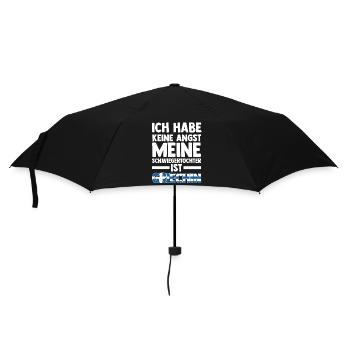 Ich habe keine Angst meine Schwiegertochter ist Gr - Regenschirm (klein) - Schwarz - Vorne