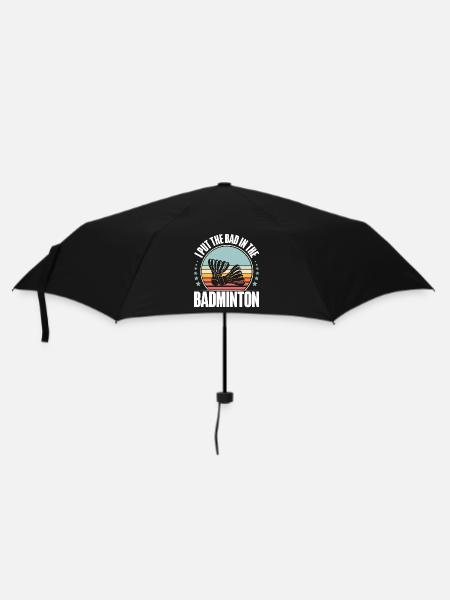 Badminton - Regenschirm (klein) - Schwarz