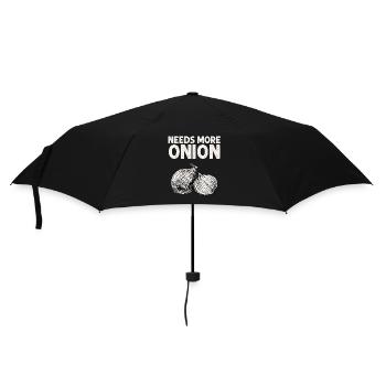 Oignon Dire cadeau - Parapluie standard - noir - Devant