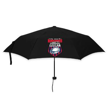 Homme Rugby Rugbyman Humour - Parapluie standard - noir - Devant