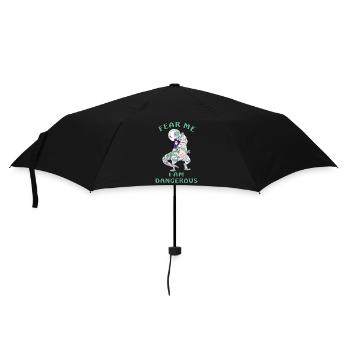 dangereux dinosaure T. rex - Parapluie standard - noir - Devant