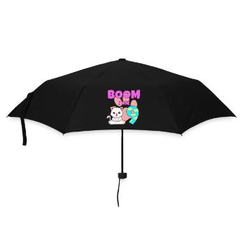 9th birthday cat - Umbrella (small) - black - Front