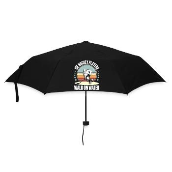 Hockey sur glace - Parapluie standard - noir - Devant