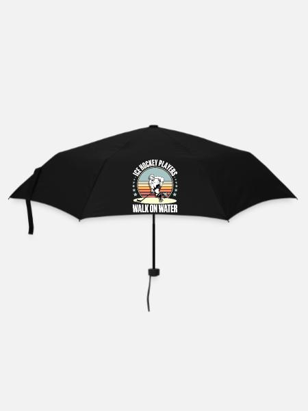 Eishockey - Regenschirm (klein) - Schwarz