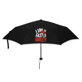 Motocross bikers - Umbrella (small) - black - Front