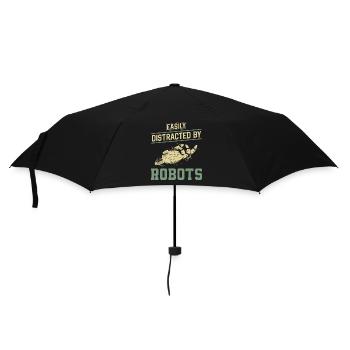 Robot Robotics Engineer Easily - Umbrella (small) - black - Front