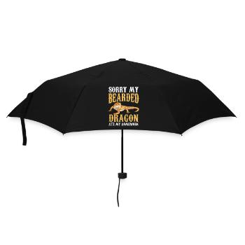 Un dragon barbu a mangé mon animal de devoirs - Parapluie standard - noir - Devant