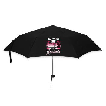 Proud grandmother of a graduate - Umbrella (small) - black - Front