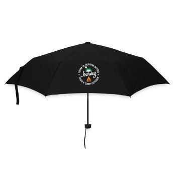 There is nothing better than Camping - Umbrella (small) - black - Front