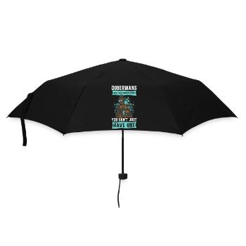 Doberman Dog Owner Dog Gift - Umbrella (small) - black - Front