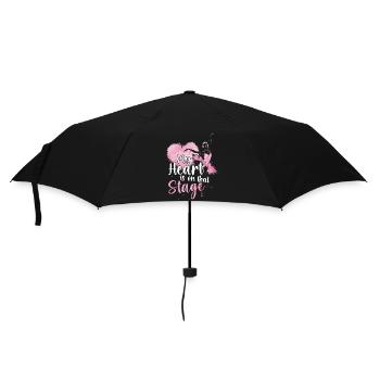 Ballet Dancer Dance Girl Ballerina - Regenschirm (klein) - Schwarz - Vorne