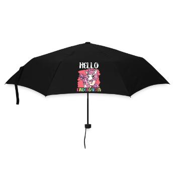 Bonjour Maternelle Humour Enfants Doux Dictons - Parapluie standard - noir - Devant