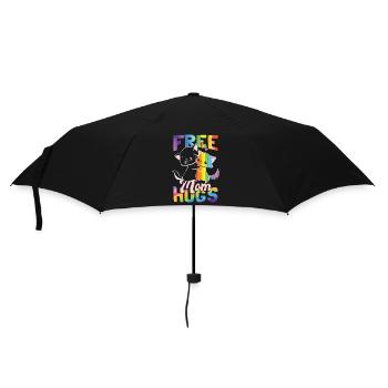 Pride Month | LGBTQ Mom | Lesbische | Schwul - Regenschirm (klein) - Schwarz - Vorne