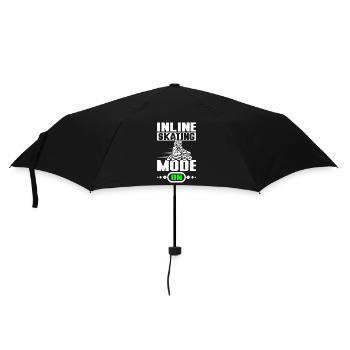 Mode patin à roues alignées activé - Parapluie standard - noir - Devant
