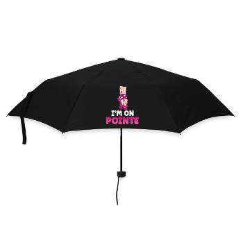 Je suis sur Pointe Ballerina Ballet Dancer - Parapluie standard - noir - Devant