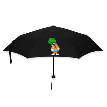 Karotte Schwimmen Schwimmring Sommer - Regenschirm (klein) - Schwarz - Vorne