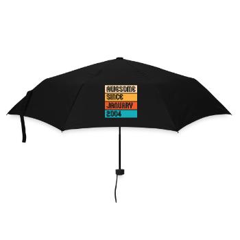 Awesome Since January 2004 - Umbrella (small) - black - Front