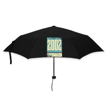 2002 Born Birthday Year of birth - Umbrella (small) - black - Front