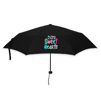 My Class Is Full Of Sweethearts - Umbrella (small) - black - Front