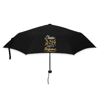 Geburtstag 2019 Geschenk 2019 Classic 2019 - Regenschirm (klein) - Schwarz - Vorne