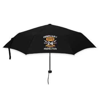 Jahrgang 1999 geboren Vintage 24. Geburtstag Retro - Regenschirm (klein) - Schwarz - Vorne