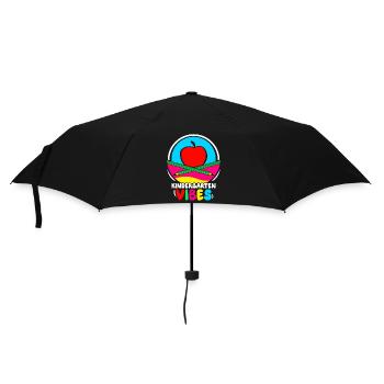 Kindergarten Vibes Cute Children Humor Sayings - Umbrella (small) - black - Front