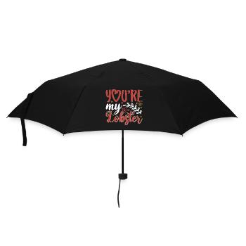 You are my lobster - Regenschirm (klein) - Schwarz - Vorne