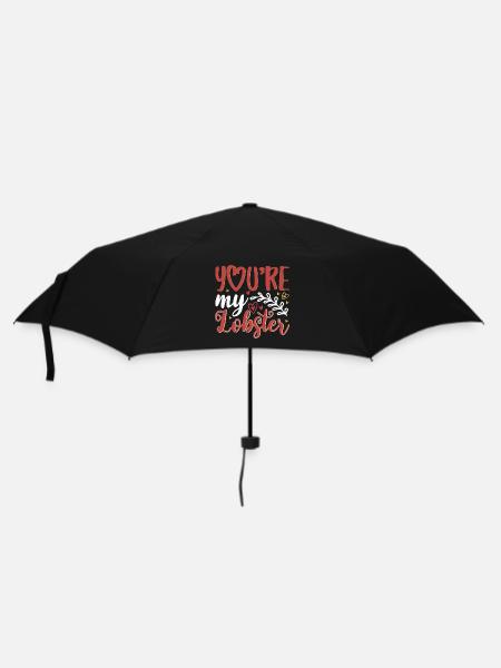 You are my lobster - Regenschirm (klein) - Schwarz