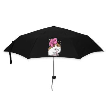 Hamster Hibiskus  - Regenschirm (klein) - Schwarz - Vorne