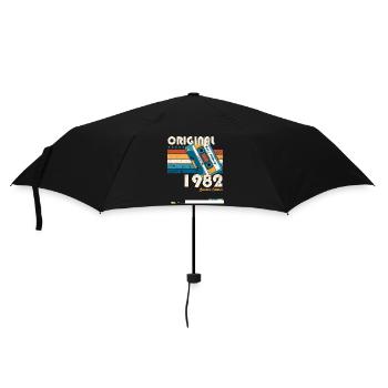 41e anniversaire cassette février Né en 1982 - Parapluie standard - noir - Devant