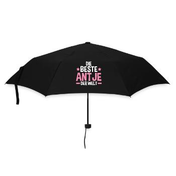 Antje - Regenschirm (klein) - Schwarz - Vorne