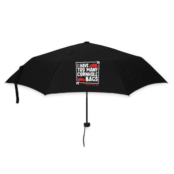 Cornhole Throwing Cornhole player Cornhole lover - Umbrella (small) - black - Front