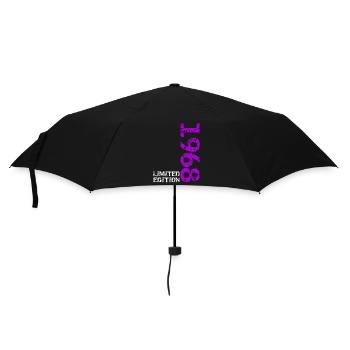 1968 Limited Edition Birthday Gift Wife Husband - Umbrella (small) - black - Front