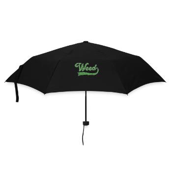 Weed lettering - Umbrella (small) - black - Front